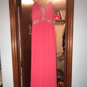 Pink prom dress